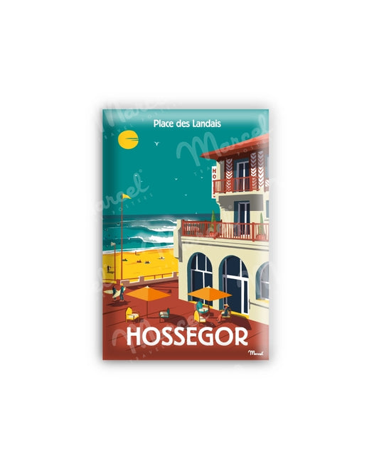 Magnet HOSSEGOR "Place des Landais"