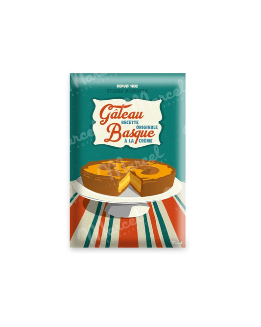 Magnet "Le Gâteau Basque"