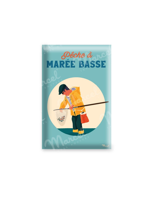 Magnet Travel Color "Pêche à marée basse"