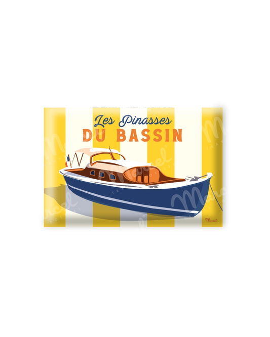 Magnet Travel Color "Les Pinasses du bassin Jaune"