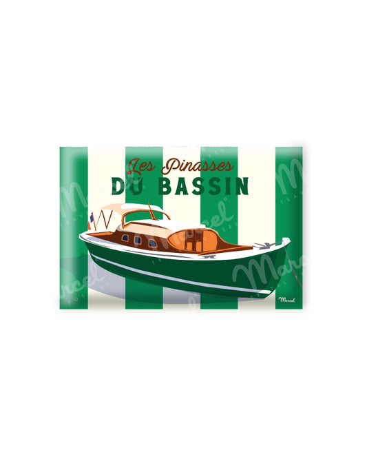 Magnet Travel Color "Les Pinasses du bassin Vert"