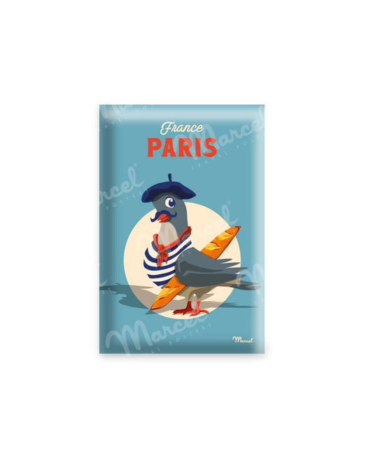 Magnet Travel Color PARIS "Pigeon"