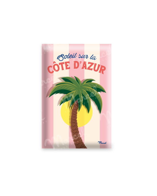 Magnet Travel Color CÔTE D'AZUR "Palm Trees"