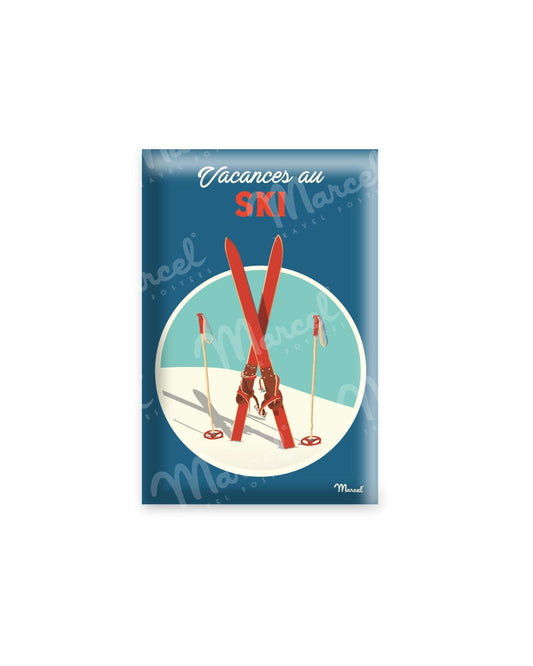 Magnet Travel Color "Le Ski"