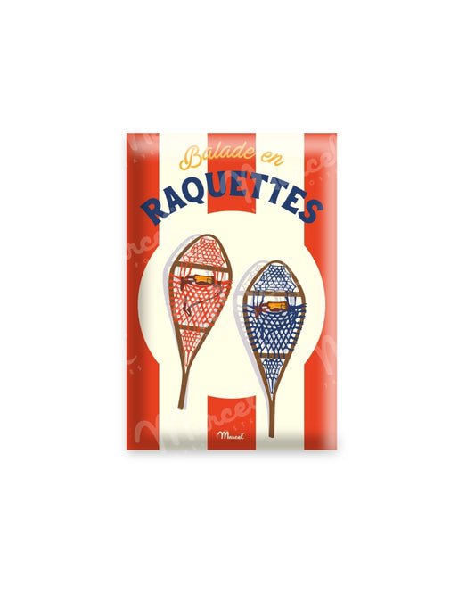 Magnet Travel Color "Raquette de montagne"