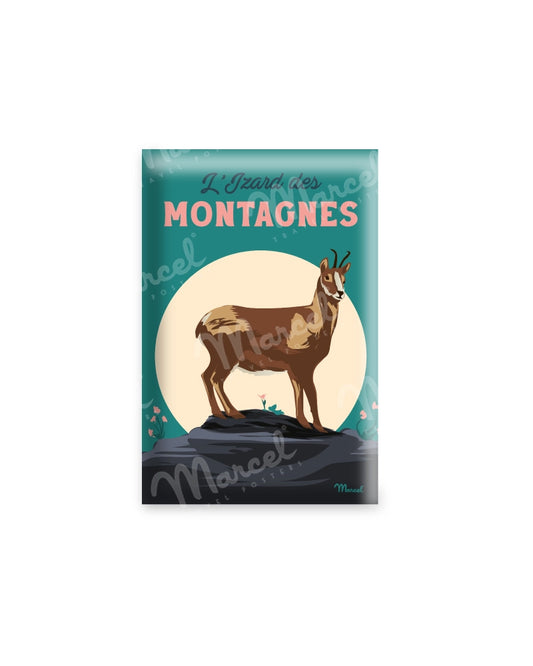 Magnet Travel Color "L'izard des montagnes"
