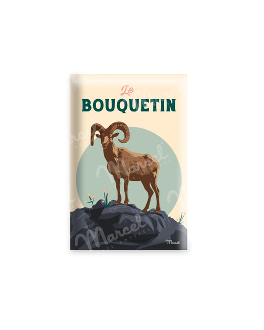 Magnet Travel Color "Le bouquetin des montagnes"