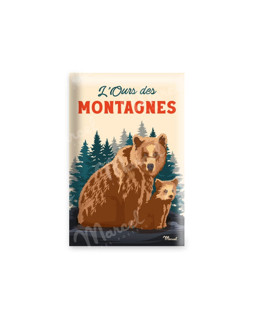 Magnet Travel Color "L'ours des montagnes"