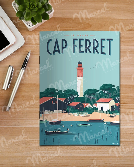 Carnet de Notes CAP FERRET "Le Phare"