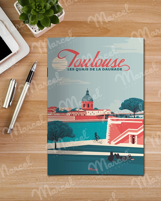 Carnet de Notes TOULOUSE "Quais de la Daurade"