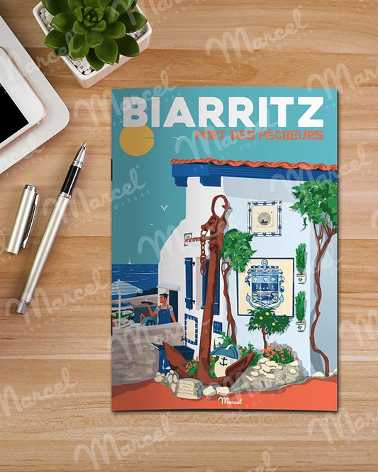 Carnet de Notes BIARRITZ "Port des Pêcheurs"