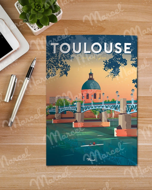 Carnet de Notes TOULOUSE "Dôme de la Grave"