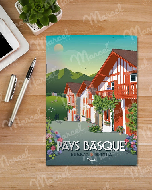 Carnet de Notes PAYS BASQUE "Village Basque"