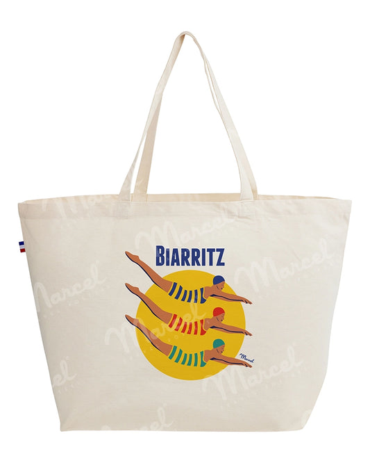 Sac Cabas BIARRITZ "Baigneuses"