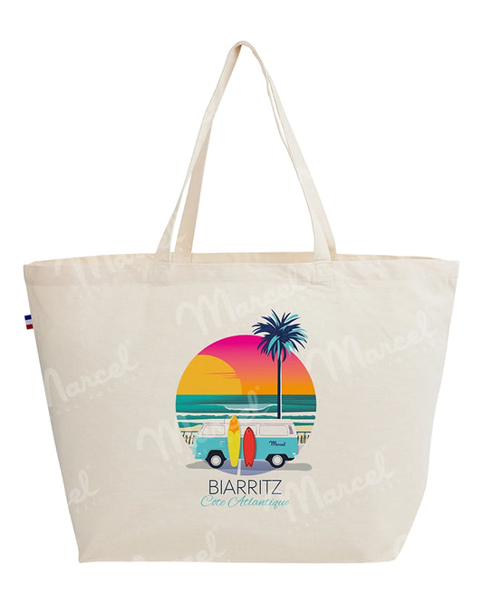 Sac Cabas BIARRITZ "Van Sunset"