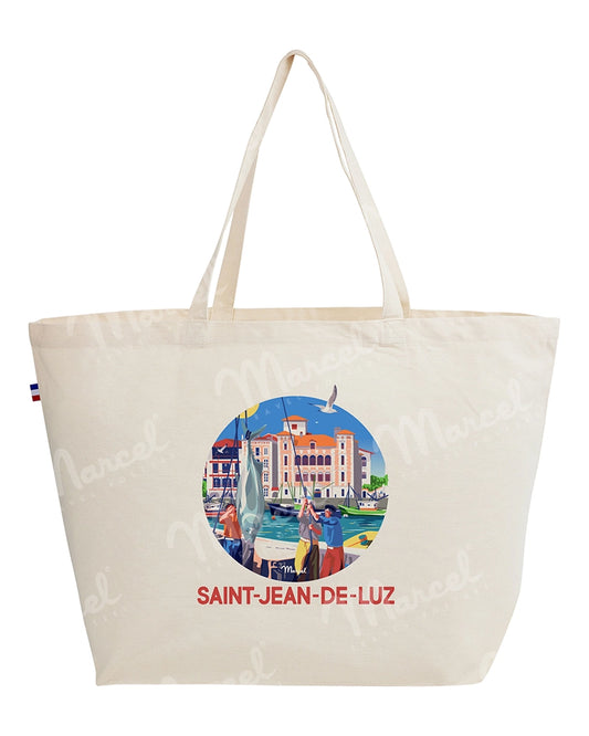 Sac Cabas SAINT-JEAN-DE-LUZ "Pêche au thon"
