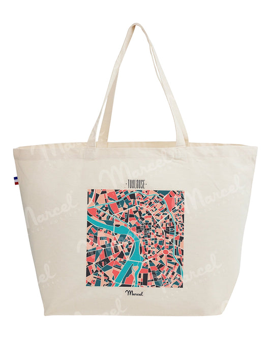 Sac Cabas TOULOUSE "Plan Mosaic"