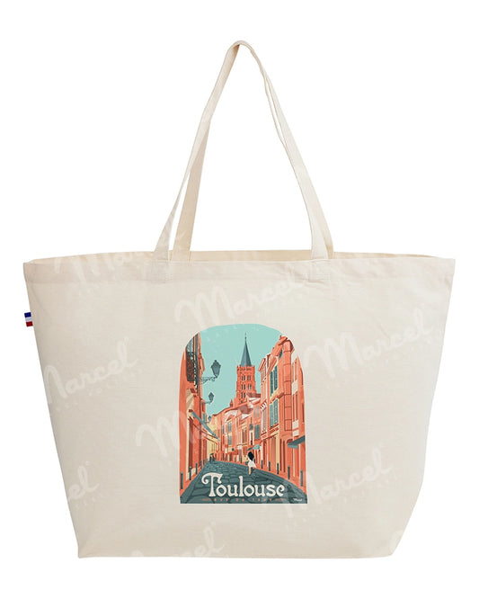 Sac Cabas TOULOUSE "Rue du Taur"