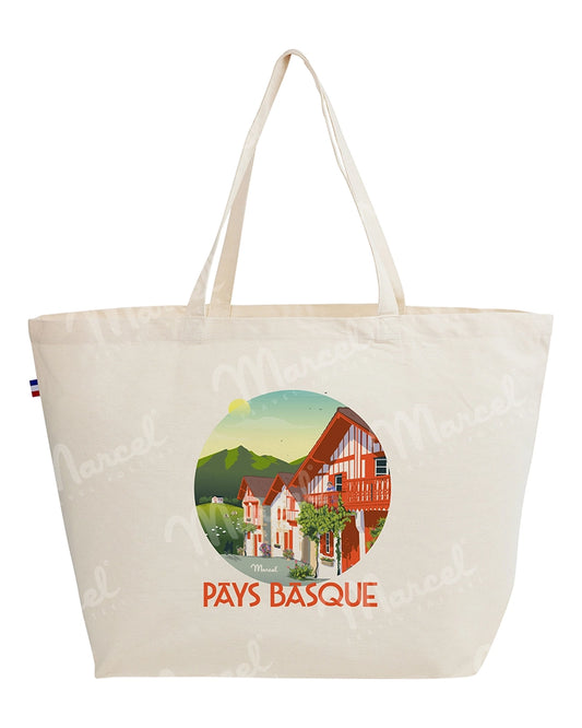 Sac Cabas PAYS BASQUE "Village Basque"