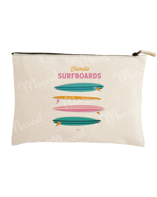 Pochette Travel Color "Surfboards"