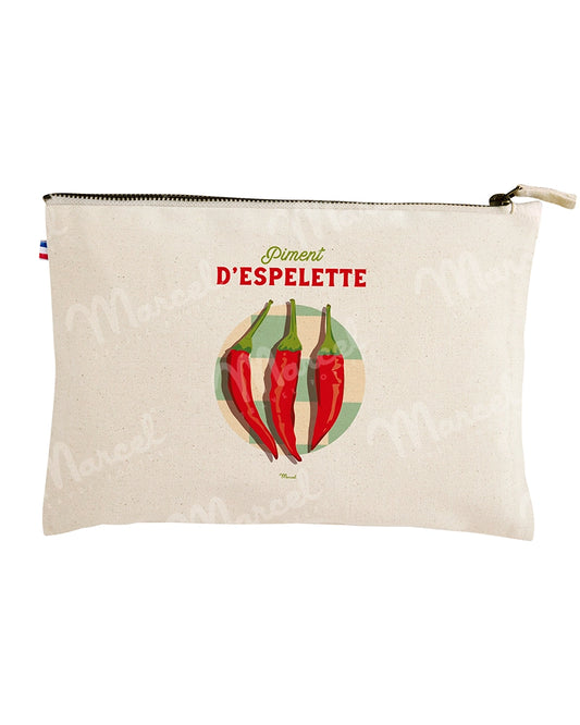 Pochette Travel Color "Piment d'Espelette"