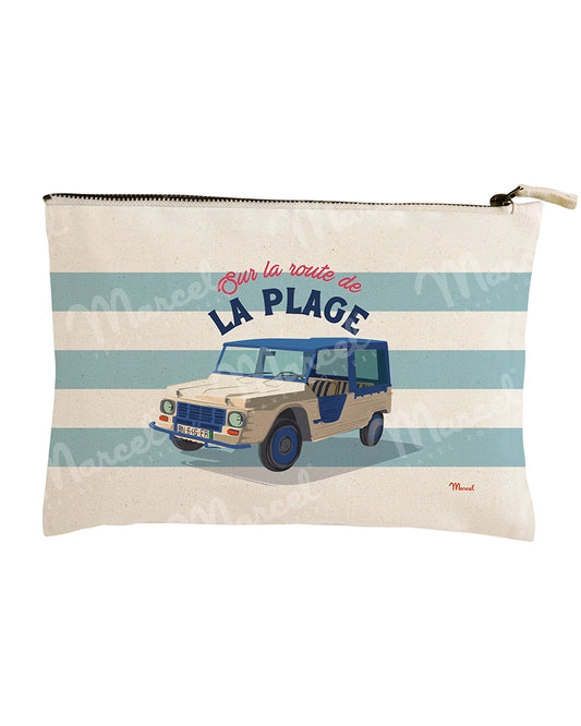 Pochette Travel Color "Sur la route des vacances en Mehari"