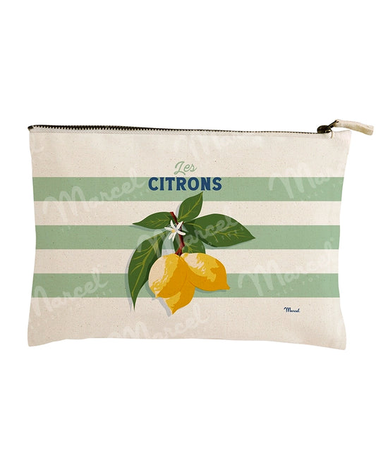 Pochette Travel Color "Citrons"