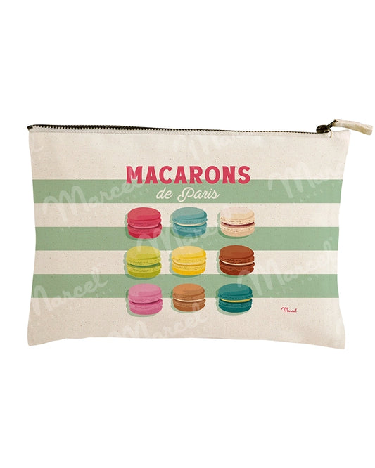 Pochette PARIS "Macarons"