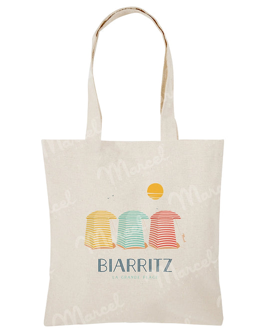 Tote Bag BIARRITZ "The Tents"