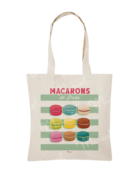 Tote Bag PARIS "Macarons"