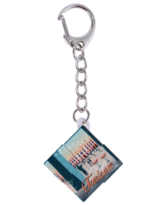 Cube TOULOUSE key ring