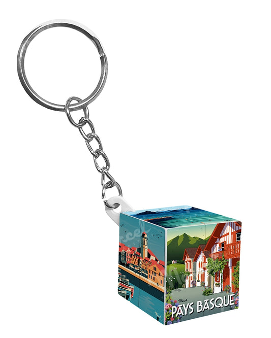 Porte-clé Cube PAYS BASQUE