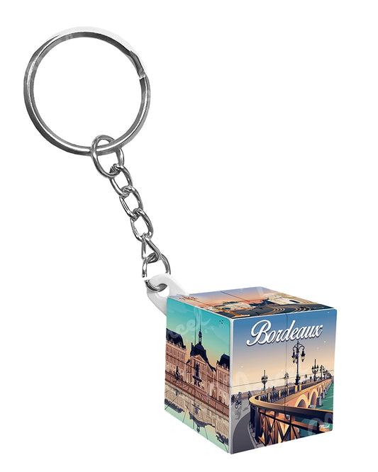 Porte-clé Cube BORDEAUX