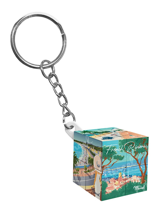 Porte-clé Cube FRENCH RIVIERA