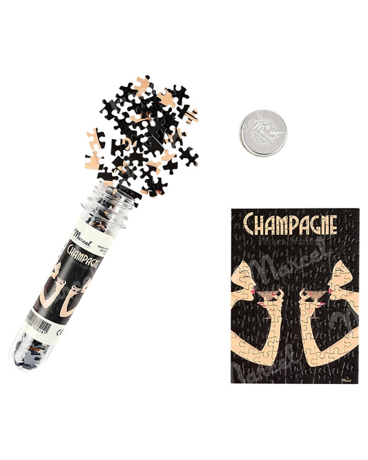 Mini-Puzzle Champagne "Fines Bulles"
