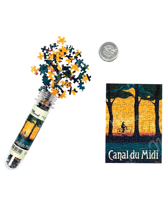 Mini-Puzzle CANAL DU MIDI "The Bicycle"