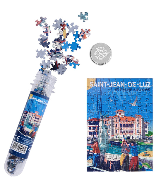 Mini-Puzzle SAINT-JEAN-DE-LUZ "La Pêche au Thon"