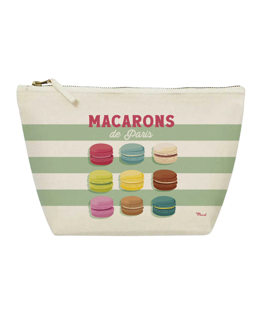 Pochette PARIS "Macarons"