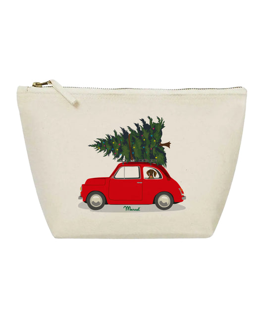 Pochette Travel Color "Voiture et Sapin de Noël"