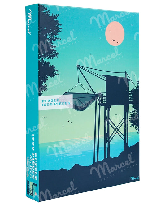 Puzzle CHARENTE-MARITIME "Le Carrelet"