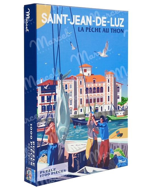 SAINT JEAN DE LUZ Puzzle "Tuna Fishing"