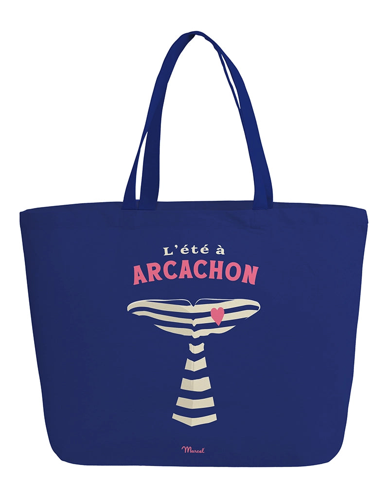 blue travel tote bag ARCACHON 