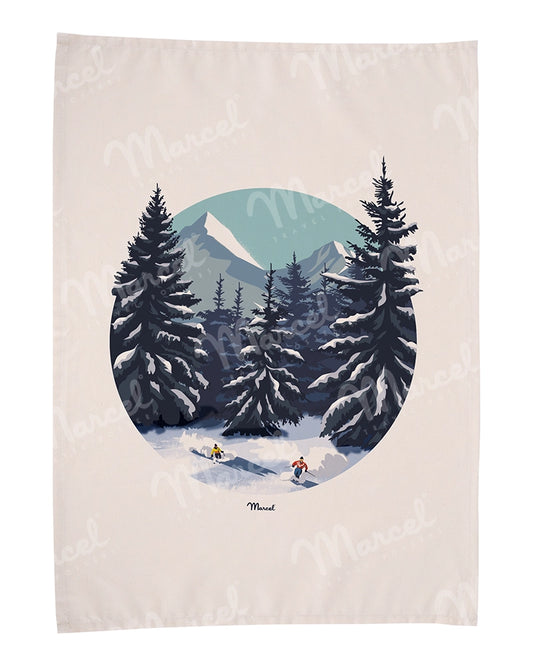 Torchon "Le paradis blanc"