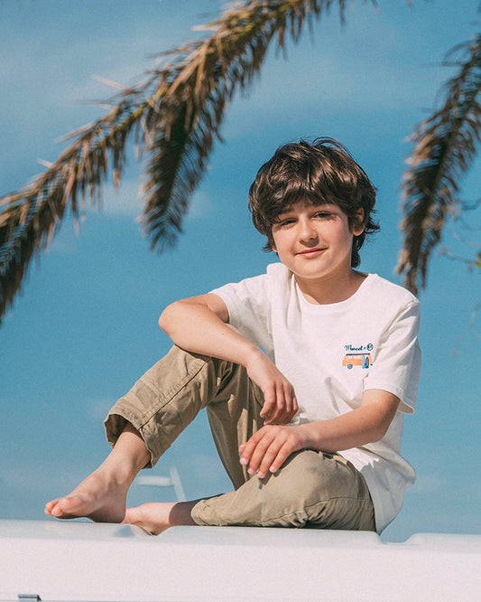 T-Shirt Collaboration la Marque 64 Écru Enfant