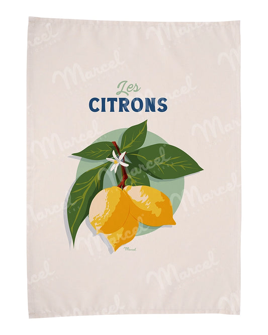 Torchon "Citrons"
