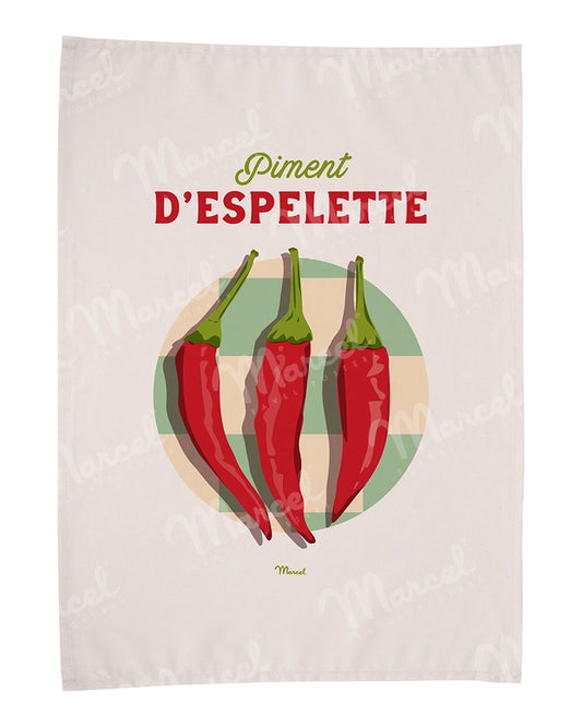 Torchon Piment d'ESPELETTE