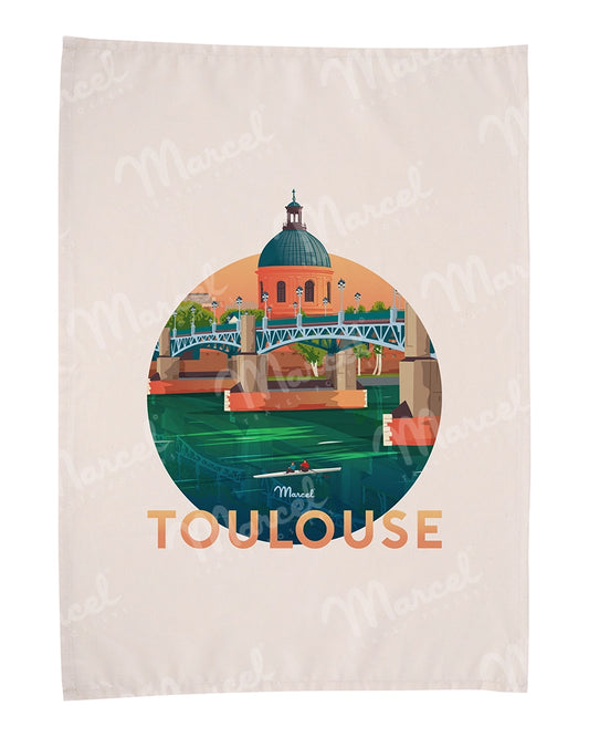 Torchon TOULOUSE "Dome de la Grave"