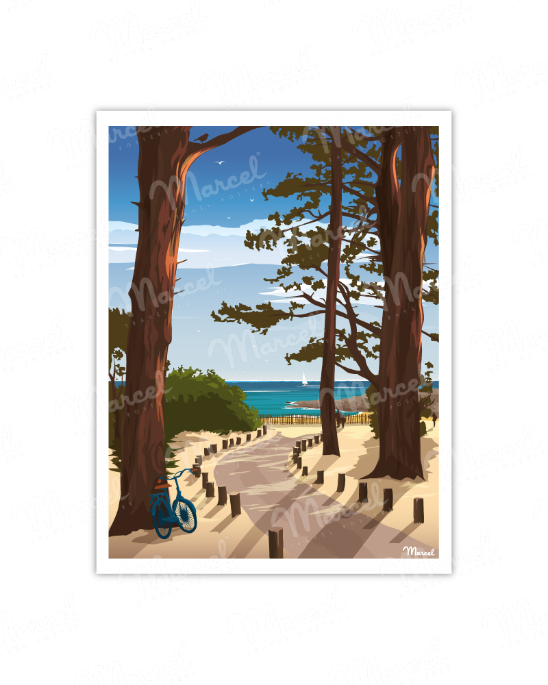 Poster "Path to the beach"