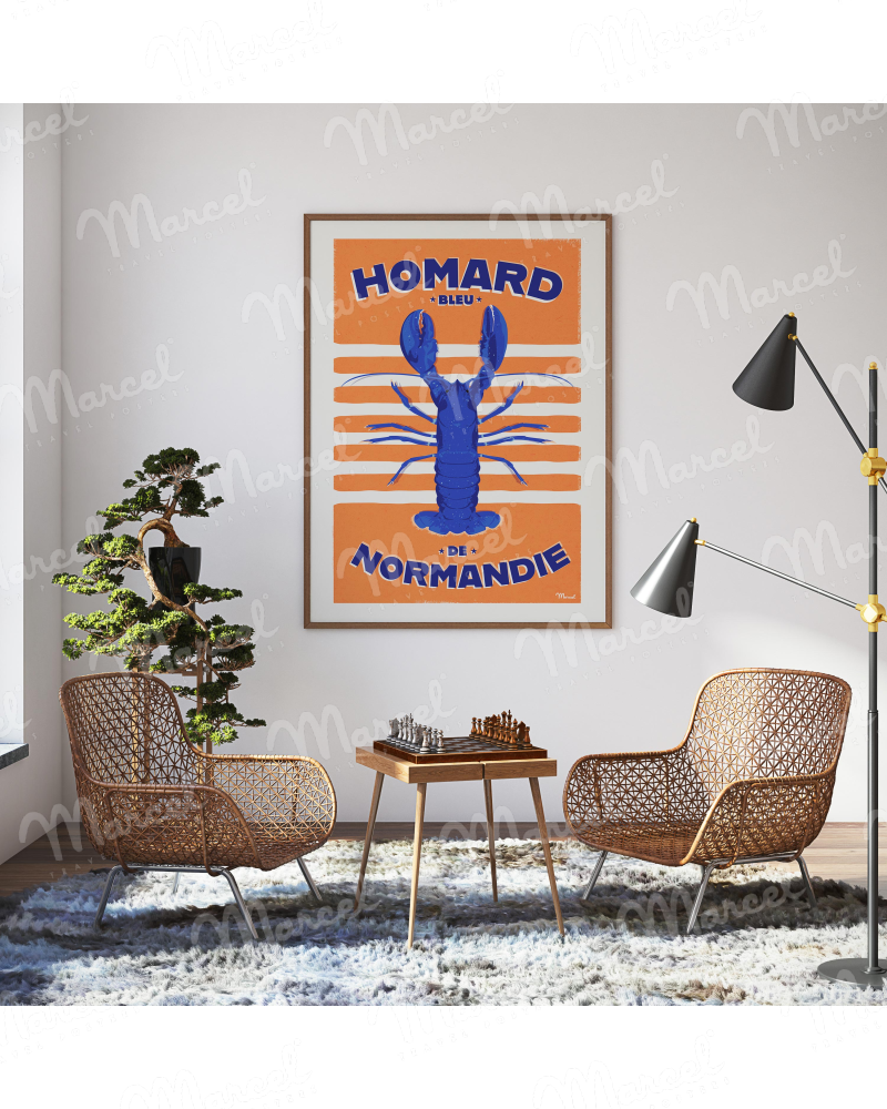 Affiche HOMARD DE NORMANDIE