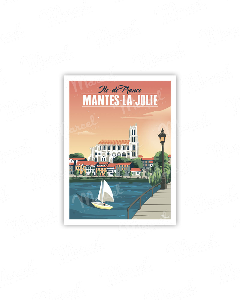 Carte Postale MANTES-LA-JOLIE